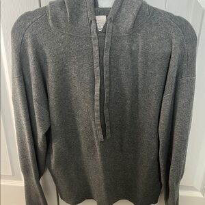 Gray Women Sweater Hoodie
